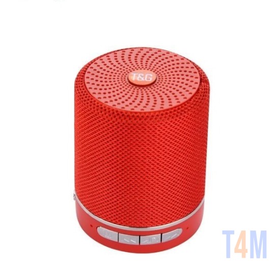 SPEAKER WIRELESS TG-511 AUX/USB/MEMORY CARD RED